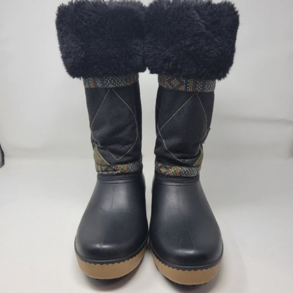 Baffin | Fleeced Lined Winter Snowboots Patterend Black - Picture 4 of 10